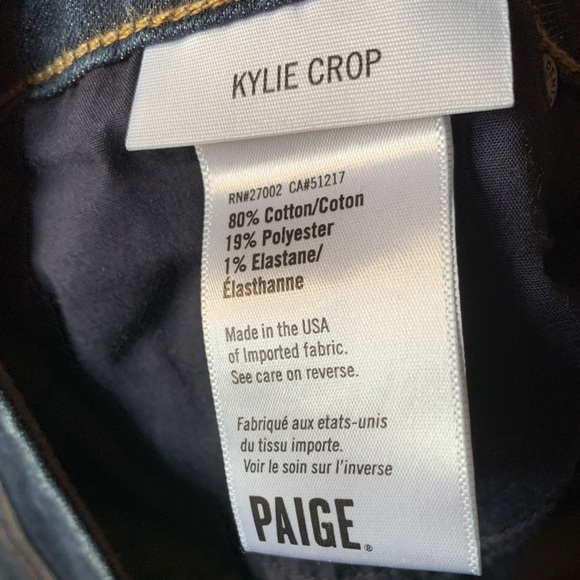 PAIGE Dark Kylie Crop Skinny Jeans - Picture 7 of 7